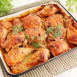 Печено пиле по марокански