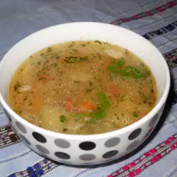 Пилешка супа с патладжан