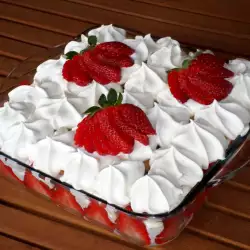 Десерт с ягоди и бишкоти