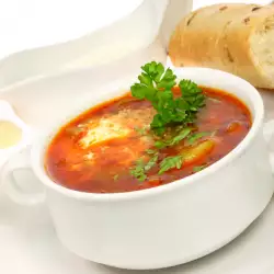 Доматена супа с ароматни подправки
