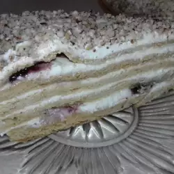 Френска селска торта с лешници