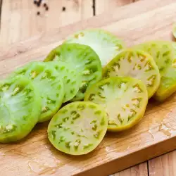 Грузинска салата от зелени домати
