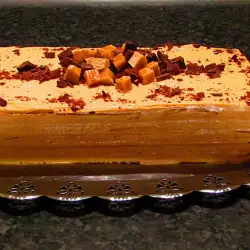 Карамелена торта с маскарпоне