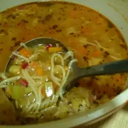 Картофена супа с тиквичка