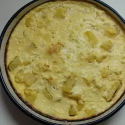 Запечени картофи с яйца и прясно мляко