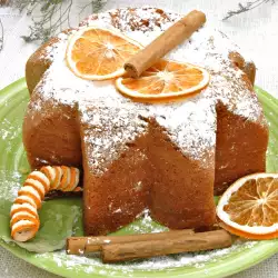 Портокалов коледен кекс