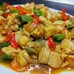 Китайско пиле със зеленчуци