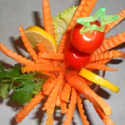Коктейлни пръчици от морков