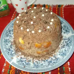 Лесна тортичка с козуначени кифлички без печене