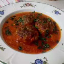 Кюфтенца в италиански доматен сос