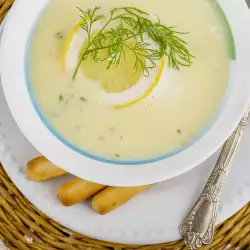 Лимонова крем-супа