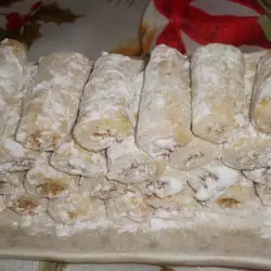 Коледни маслени пурички със сладко и кокос