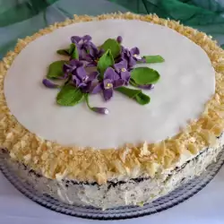 Мраморна пролетна торта