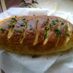 Хляб със зелен лук