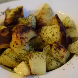 Печени картофи в чесново масло с пармезан