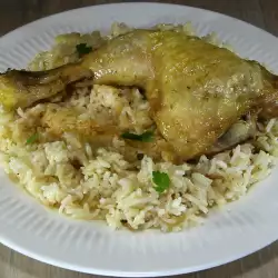 Ароматно и вкусно пиле с ориз