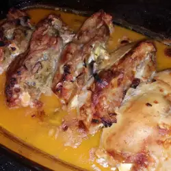 Пилешки рулца с пържени картофи