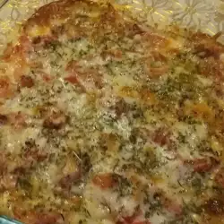 Бърза и вкусна пица с бекон