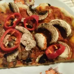 Пица с гъби и чушки