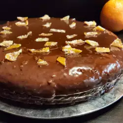 Шоколадов сладкиш с портокалов вкус