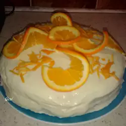 Портокалова торта със сироп