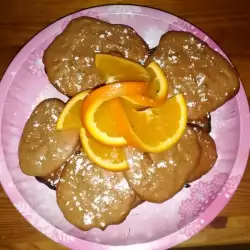 Портокалови бисквити с орехи
