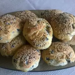 Постни хлебчета с маслини