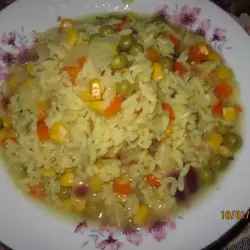 Диетичен ориз със зеленчуци
