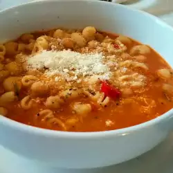 Супа с нахут по Римски (Паста е чечи)
