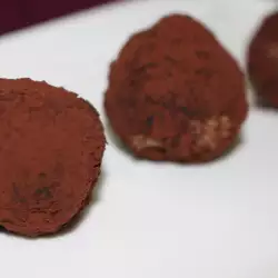 Сурови шоколадови бонбони с бейлис и сушени череши