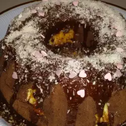 Шоколадов кекс с пудинг