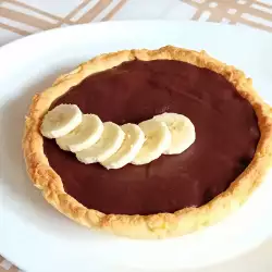 Шоколадов тарт с банан