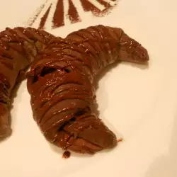 Шоколадови козуначени кифлички
