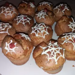 Солени Хелоуин кексчета с паяжина