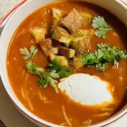 Мексиканска супа с фиде