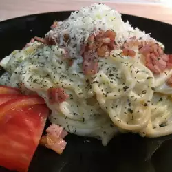 Импровизирани спагети Карбонара