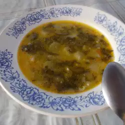 Супа от лапад и тиквички