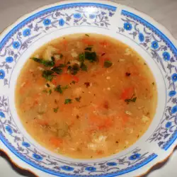 Супа с месце от свинско рагу