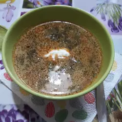 Супа с лапад и спанак
