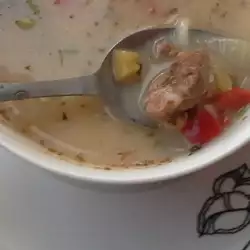 Супа със свинско и зеленчуци