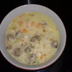 Супа топчета с фиде и ориз