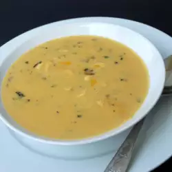 Гъбена крем супа с картофки