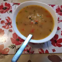 Супа с дробчета и ориз