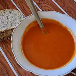 Супа с печени чушки