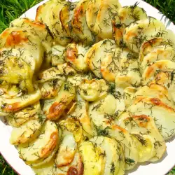Печени картофи с тиквички