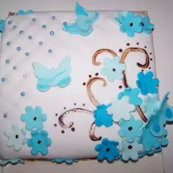 Торта с цветя