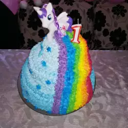Торта Дъга за малки рожденици