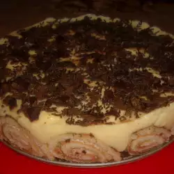 Домашна торта с готови рула