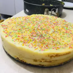 Торта с ванилов крем