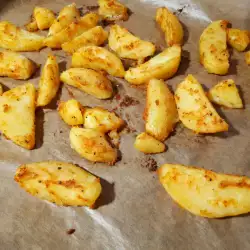 Варени и печени картофи с пармезан